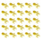 25PCS SMA Female PCB Panel Edge Mount Plug with 4 Pins Stand Straight Connector RF Coax Coaxial Adapter...