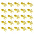 25PCS SMA Female PCB Panel Edge Mount Plug with 4 Pins Stand Straight Connector RF Coax Coaxial Adapter...