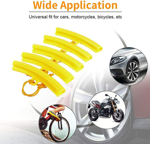 5Pcs Car Tire Rim Protectors, Rim Protector for Car Wheels, Motorcycle Tires Changer Rim Blades Wheel Protectors, Tire Changing Protector Tier Rem...