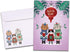 Tree-Free Greetings Holiday Card with Matching Envelope, Eco Friendly, Made in USA, 100% Recycled Paper, 5 x 7, Cat Carolers (GO65763)...