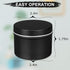 DINGPAI Candle Tin 18 Pcs, 4oz Candle Containers for DIY Candle Making, Black Color, Arts & Crafts, Storage and Holiday Gifts...