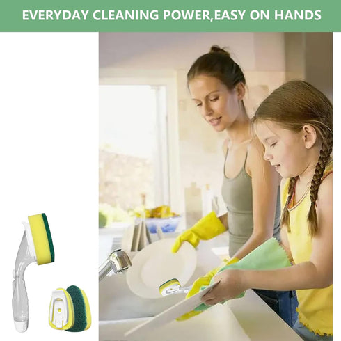 Dishwand Refills Sponge Heads 12Pack,Dish Wand Refill Heads Replacement for Intsinzi Dishwand Refills Handle,Dishwashing Cleaning Supplies Kitchen...