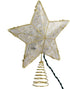 Kurt Adler UL1881 10 Light 8.5-Inch Gold Reflector Star Treetop...