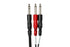 Hosa STP-201 Insert Cable, 1/4 Inch TRS to Dual 1/4" TS, 3.3 Feet...