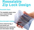 50Pcs Antistatic Resealable Bag 15X20cm/5.9X7.9inch, Premium Anti Static Bag for SSD HDD and Other Electronic Devices...