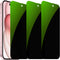 3 PCS Anti-Blue Privacy Tempered Glass for iPhone 15 Plus Anti-Spy Screen Protector Anti-Peeping Film 9H Hardness Anti-scratch 6.7 inch (Green)......