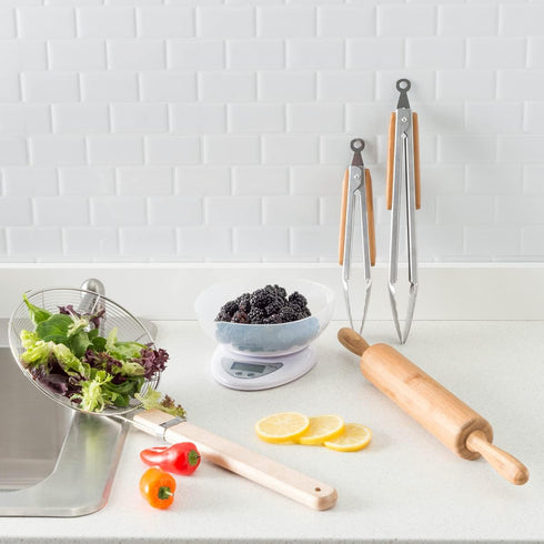 Home Basics Rolling Pin, Bamboo...