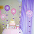 BEISHIDA 5Pcs Purple Lavender Butterfly Paper Garland Hanging Decorative Banner for Halloween Home Ceiling Decor Birthday Party Baby Shower Weddin...