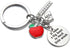 PHAETON 20PCS Teacher Gifts for Women Teacher Keychain Teacher Appreciation Gifts thank You Gifts for Teachers from Students, 2.95‘’, Silver...