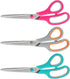 Scissors All Purpose,8.5'' Multipurpose Scissors Bulk 3-Pack,Stainless Steel Sharp Scissors for Office Home School Sewing Fabric Craft Supplies, R...