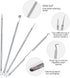 Lanties 24 Pcs Art Cutting Tools Kit, 6 Pcs Carving Craft Paper Pen Cutting Tool with 12 Pcs Refills 4 Pcs Weeding Art Tool Double Sided Cutting M...
