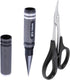 Hobbypark 0-14mm Hole Puncher Reamer w/Sleeve and Curved Scissors Set Universal Tool for RC Car Body Shell Lexan Plastic (with Black Reamer)...