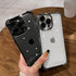 Clear Shockproof Case for iPhone 15 Pro Max, Military Grade Drop Protection Hard Electroplated Back Phone Cover with Anti-Fall Shock-Absorbing Cor...