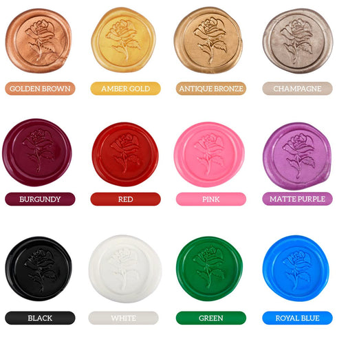 16PCS Glue Gun wax seal sticks for Wax Seal Stamp, Champagne, Great for Wedding Invitations, Cards, Envelopes? Wine Packages...