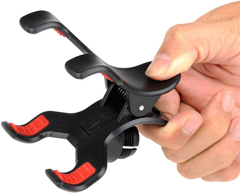 Suction Cup Phone Holder for Car Windshield & Dash with Extra 3M Adhesive Mounting Disk, 8" Flexible Gooseneck, Double Clip Mount Multi Purpose Us...