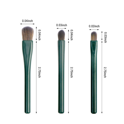 Yoseng Travel Makeup brushes Set,5pcs Mini Complete Function Travel Portable Cosmetic Brushes Kit with Mirror Case,Women's Travel Essentials(cyan-...