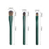 Yoseng Travel Makeup brushes Set,5pcs Mini Complete Function Travel Portable Cosmetic Brushes Kit with Mirror Case,Women's Travel Essentials(cyan-...