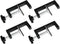 4 Pcs Patio Furniture Clips, Sectional Connector, Adjustable Outdoor Funiture Clamps, Patio Wicker Furniture Fasteners Clips, Black...