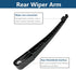 Rear Windshield Wipers Blade Arm Set for Hyundai Tucson 2010-2015, Kia Sportage 2011-2016 Back Glass Wiper Arm Blade Replacements All Seasons Fit,...