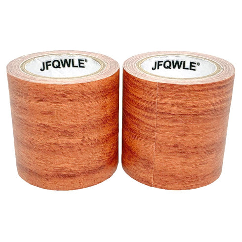 2.2" x 15' Repair Tape Patch Wood Textured Adhesive, Realistic Wood Grain Waterproof Patch for Floor Desk Chair Sofa Furniture Renovation Decorati...