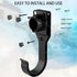 EV Charger Holder for SAE J1772 Charger, 1 Pice Wall-Mount Electric Vehicle Charger Holster with Hook for J1772 Connector, 3 pcs Screws, 3 pcs Wal...