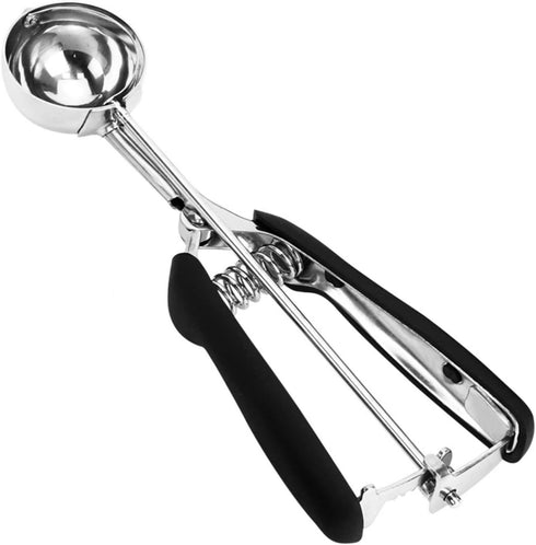 Ice Cream Scoop, 18/8 Stainless Steel Cookie Scoop, Cookie Scoops for Baking, 2 Tbsp/ 30 ml/ 1 oz Cookie Dough Scoop, Ice Cream Scooper with Trigg...