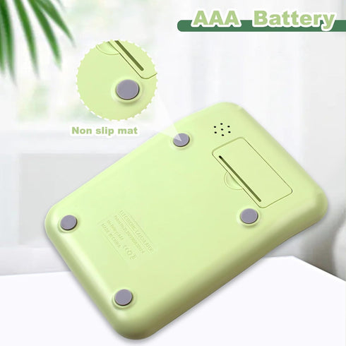 Mechanical Pushbutton Calculator, 12 Digit Large LCD Display, Big Buttons Easy to Press Use as Office Calculators Desktop, Forest Green Computer B...