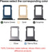 ASDAWN Replacement for iPhone 13 Pro Max SIM Card Slot Tray Holder Compatible with iPhone 13 Pro SIM Card Tray Slot Waterproof Rubber Ring and SIM...