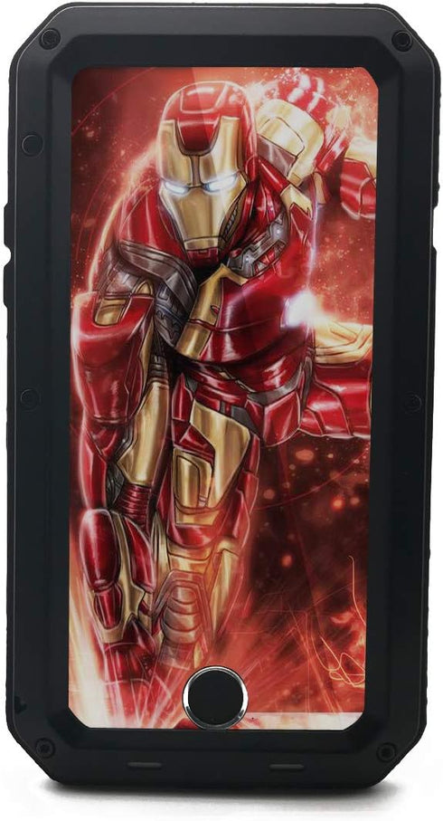 Marrkey for iPhone 8 Case,iPhone 7 Case, 360 Full Body Protective Cover Heavy Duty Shockproof Tough Armour Aluminum Metal Case with Silicone Built...