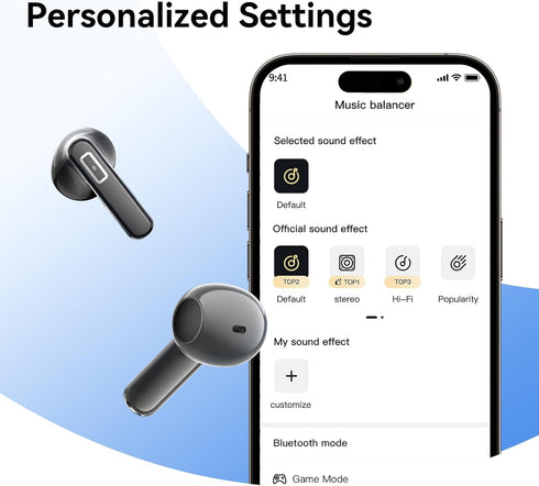 Multifunctional App Control Wireless Earbuds, Ultra Long Playtime, LED Power Display,Fast Charging, Headphones Bluetooth 5.3,Dual Microphone AI No...