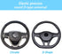 Elastic Stretch Steering Wheel Cover, Universal 15 Inch Automotive Steering Wheel Cover, Microfiber Breathable Ice Silk, Anti-Slip, Odorless, Easy...