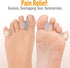 5 STARS UNITED Toe Spacers for Men & Women – 4 Big and 2 Pinky Gel Separators for Overlapping & Curled Toes, Bunions, Alignment - Diabetic Foot Ca...