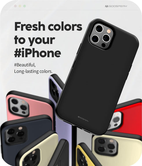 GOOSPERY for iPhone 12 Pro Max 6.7"(2020) Card Holder Wallet Case, Easy Magnetic Door Closure Protective Dual Layer Bumper Sturdy Phone Back Cover...