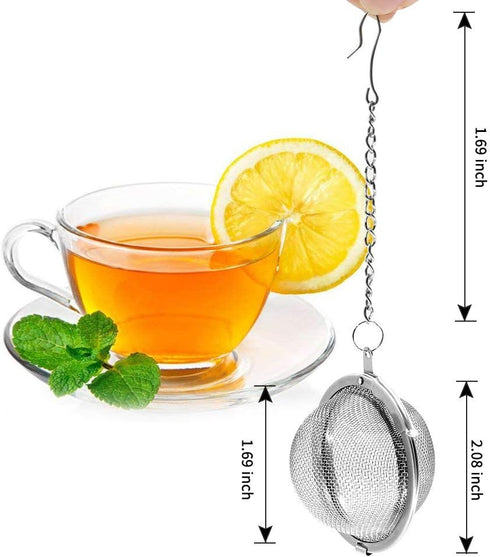 Fu Store 2pcs Stainless Steel Mesh Tea Ball 2.1 Inch Tea Strainers Teas Infuser Strainer Filters for Teas...
