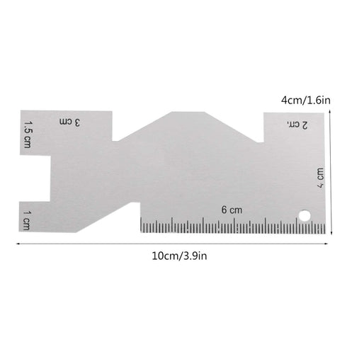 1Pcs Metal Sewing Ruler Quilting Ruler Sewing Tool Measuring Gauge Flexible Ruler Sewing Tool Accessory...