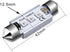 Alla Lighting 41mm/42mm 578 211-2 212-2 LED Festoon Bulbs, 6000K Xenon White CAN-Bus Interior Dome, Map, Trunk, Step Courtesy Lights Lamps...