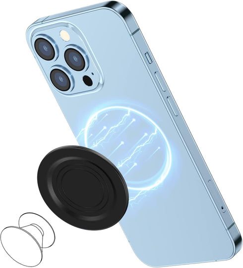AUROX Compatible with MagSafe Base for iPhone 15/14/13/12 Magnetic Base Plate?Base Only? Intended for Pop Socket Grip and Phone Ring Holder?Remova...