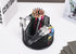 Pencil Holder for Desk, Rotating Desk Organizer Metal Mesh Pen Holder for Desk Cute Pen Organizer for Desk Marker Organizer Office, School, Home, ...