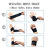 2 Pack Wrist Braces - Wrist Wraps for Carpal Tunnel, Arthritis, and Tendinitis Pain Relief - Fits Both Right and Left Hands - Compression and Supp...