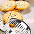 Stainless Steel Fluted Edge Round Cookie Biscuit Cutter Set 12 Pieces Graduated Ring Sizes...