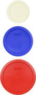 Pyrex (3) Lid Set for 7200 2-Cup, 7201 4-Cup and 7203 7-Cup Glass Bowls - Made in the USA...