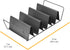 Chicago Metallic Professional 6-Shell Baked Taco Rack. Pefect for baking, filling and serving, 15-Inch-by-7-Inch, Grey...