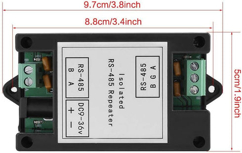 RS-485 Repeater, Repeater Industrial Grade Amplifier Isolated Converter Used for Attendance Machine, IC Card Charging System, Automation Control...