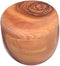 Holy Land Market Handcrafted olive wood Salt/Sugar keeper (3" in diameter) - Asfour Outlet Trademark...
