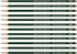 Faber-Castell Pencils, Castell 9000 Graphite art 2B pencils for drawing, sketching - 12 Artist pencils...