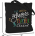 ELEGANTPARK Teacher Gifts for Women Teacher Bag for Appreciation Week Retirement Valentines Day Birthday Graduation Christmas Thank You Black Cott...