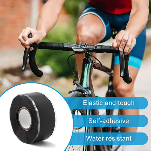1 Inch 16.5 FT Grip Tape for Handles Silicone Tape for Handles Barbells Dumbbells Self Fusing Waterproof Tape for Plumbing Hose Repair Cable Windi...