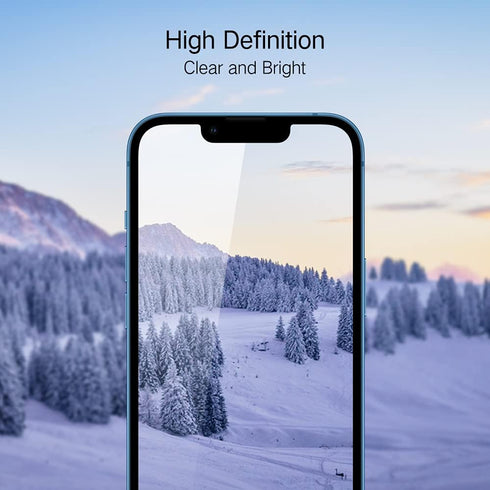 PERFECTSIGHT Compatible for iPhone 14 Plus, iPhone 13 Pro Max Screen Protector 6.7 Inch 2 Pack HD Clear Premium Tempered Glass Case Friendly 9H Ha...