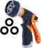 LIXINTIAN Garden Hose Nozzle, Nozzle,Water Hose Nozzle Sprayer,Plastic ABS Faucet, Heavy Duty 8 Adjustable Watering Mode, Best for Hand Watering P...