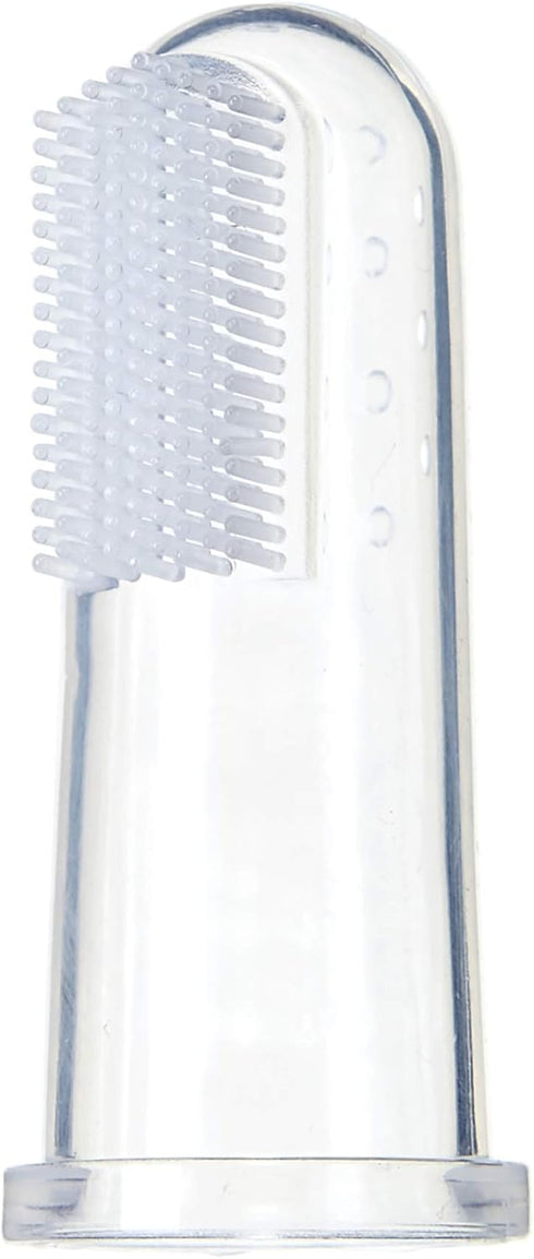 Brilliant Baby Finger Toothbrush - Silicone Gum Massager and Teether Brush for Babies and Toddlers - 3 Months Old and Up, Newborn Essentials for C...